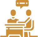 Interview or meeting illustration